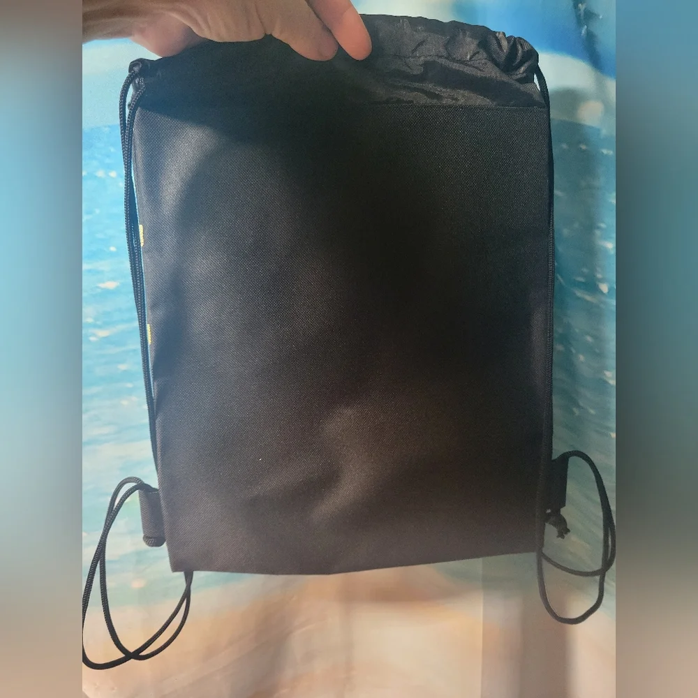Disney Mickey Mouse‎ Drawstring Backpack Gold Mickey